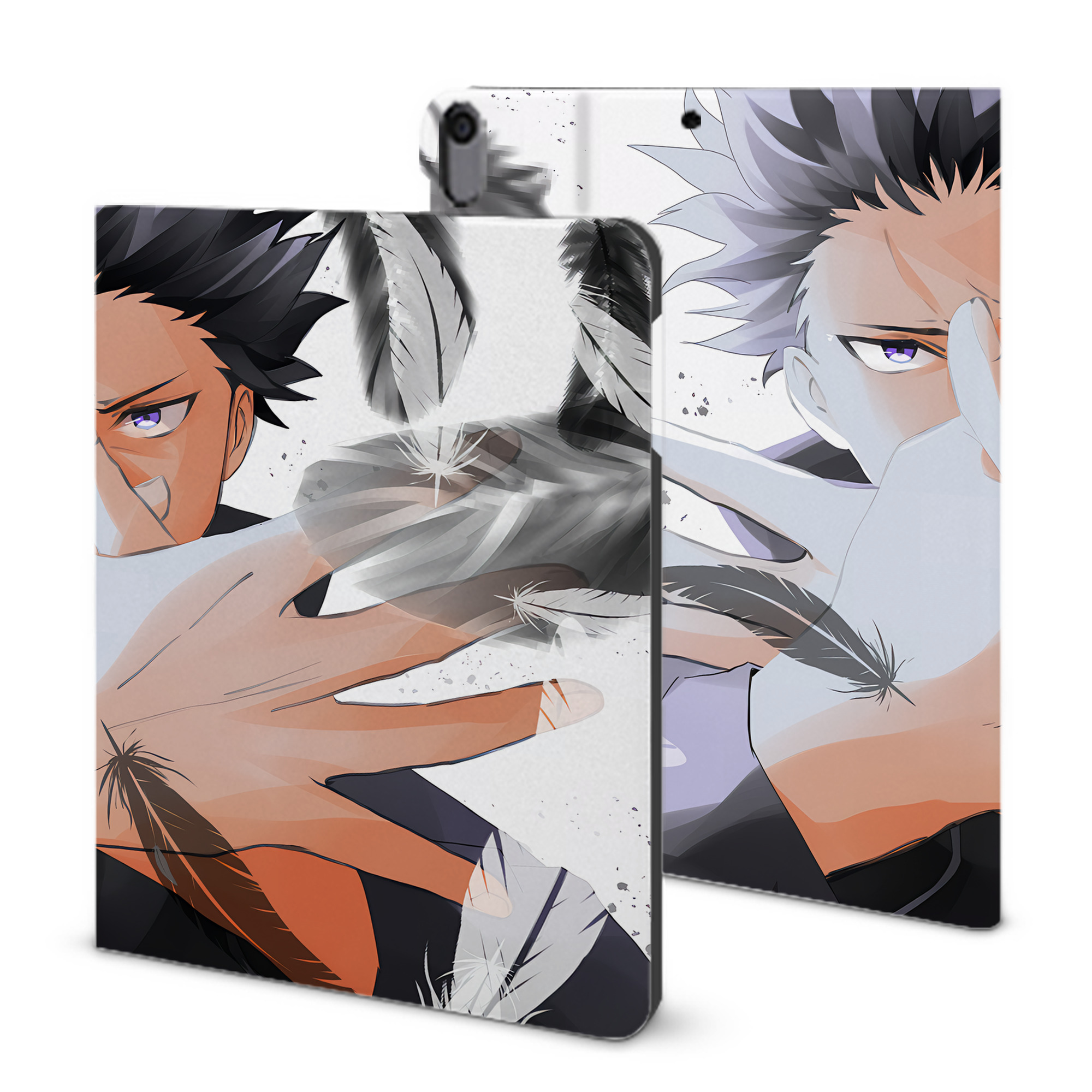 （画像用） 呪術廻戦 Jujutsu Kaisen IPad ケース ブック型 PUレザー TPU 耐衝撃 軽量 薄型 ペン収納なし 全面保護 IPad 各モデル対応